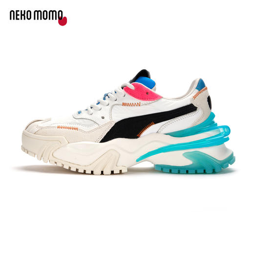 nekomomo2023年春季新款商场同款彩色牛皮厚底增高运动鞋老爹鞋M21AM12911女 商品图3
