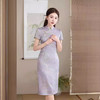 日常可穿新中式，仿花萝清新淡雅改良民国风旗袍GSJ-866 商品缩略图3