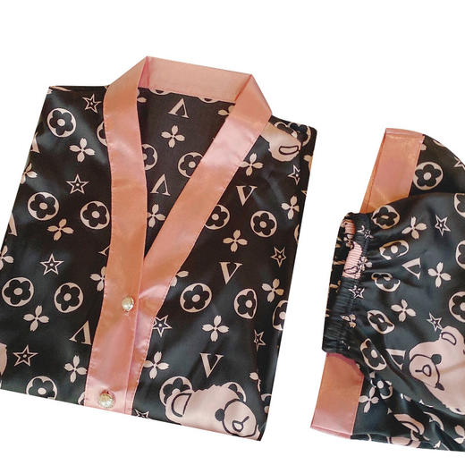 【新款大码睡衣，清凉舒适必备！】睡衣女2024新款夏天冰丝，爆款大码短袖开衫ins家居服，夏日居家不二之选-lm！ 商品图14