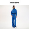 lost in echo设计师品牌抽绳短款运动卫衣外套侧开叉运动长裤套装 商品缩略图4