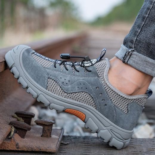 男女同款户外运动爬山越野登山鞋 耐磨橡胶大底劳保鞋（4-327） 商品图9