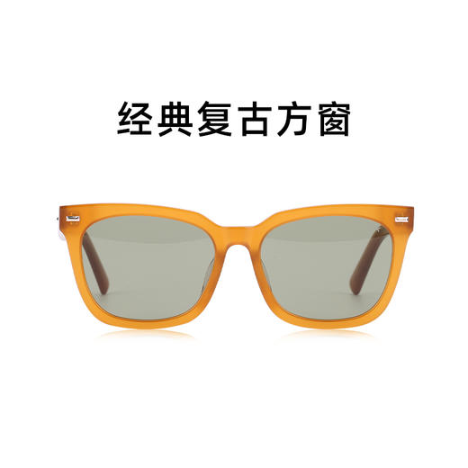 LOOK眼镜 防紫外线复古小方窗墨镜 商品图1