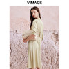 VIMAGE纬漫纪夏季新款法式V领高腰气质显瘦连衣裙V2107721 商品缩略图4