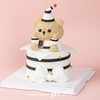 【提前一天预定】定制翻糖款|毛绒小熊蛋糕【D4746】 商品缩略图0