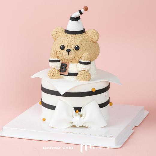 【提前一天预定】定制翻糖款|毛绒小熊蛋糕【D4746】 商品图0