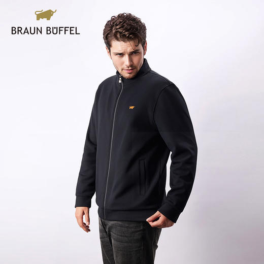 布兰施春夏男士休闲立领卫衣夹克 商品图2