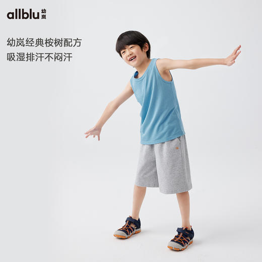 【夏Vol.2】幼岚「王牌桉树皮」背心吸湿排汗柔软透气24夏新款儿童男女童背心ZY 商品图1