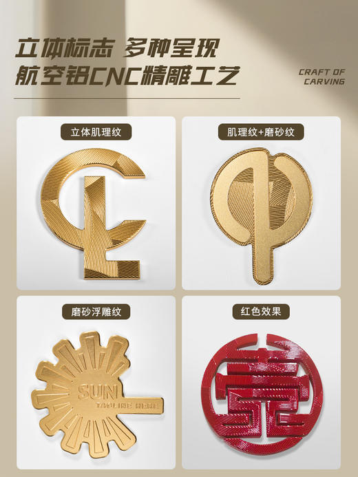 立体LOGO金属奖牌定制高档大气荣誉证书成就浮雕牌匾授权牌奖杯 商品图3