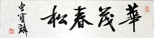 曹宝麟先生题字售书——《晏然自适——黄祖礼所藏晏庐精品集》书+作品 横写 不落上款 商品图3