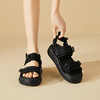 西遇厚底凉鞋女新款夏季外穿魔术贴增高休闲运动凉鞋沙滩鞋V1546577 商品缩略图1