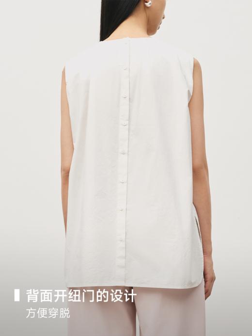 H直线型后开襟无袖上衣 FJ5114243 商品图4