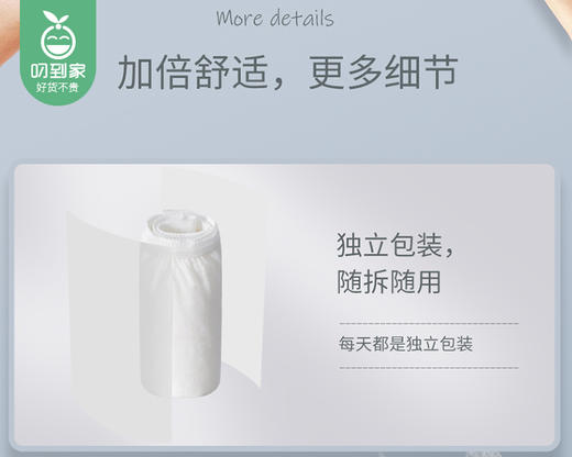 多吉美男士纯棉免洗内裤/4条（3XL码，适合75-85kg）补单专用 商品图4