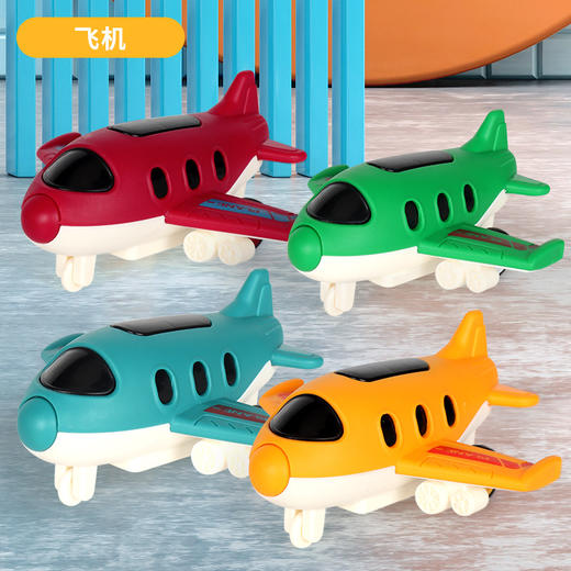 【多款车型！萌趣益智 玩中认知】抖音爆款Q萌惯性航天作业小汽车男女孩惯性车套装儿童玩具0-3岁 商品图13