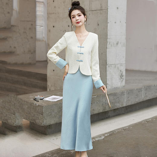 气高雅气质，新中式洋舒适两件套HR-MY8858 商品图7