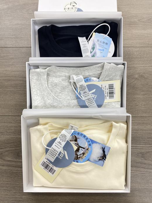 女款纯色奶油短袖T恤 小个子基础款打底衫、时尚百搭、正肩休身显瘦、新疆精梳棉亲肤透气 商品图5