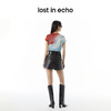 lost in echo设计师品牌Aliz系列弹力舒适抽象印花修身短款T恤女 商品缩略图4