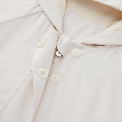 英氏-童衣类（春）H4英梭短帽外套 植物茶色 商品图3