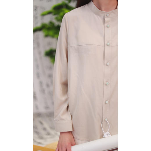 【线上专属】【和光同尘】立领小衫（24710266-玉色） 商品图2