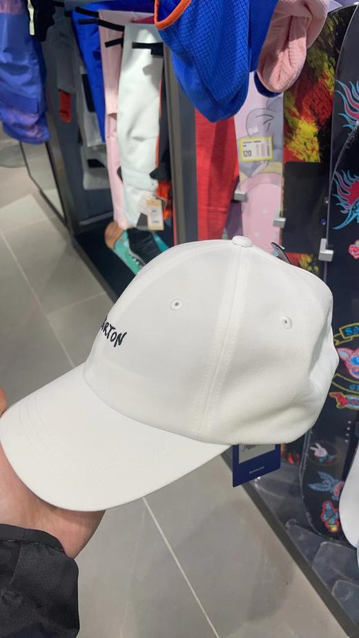 24/25BURTON帽子U BOARD GRAPHIC CAP WHISPER WHITE 商品图1