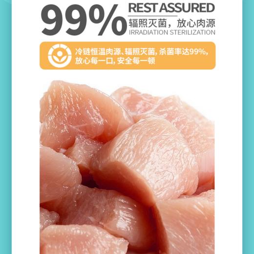 C100冻干猫零食100g装纯肉鸡胸肉猫咪狗狗鸡肉粒冻干营养增肥发腮 商品图3