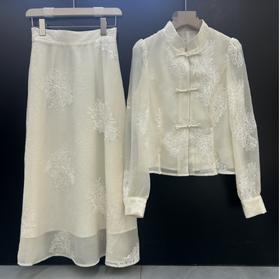 【门店同款】ENJOY春季国风刺绣花朵两件套 157097162