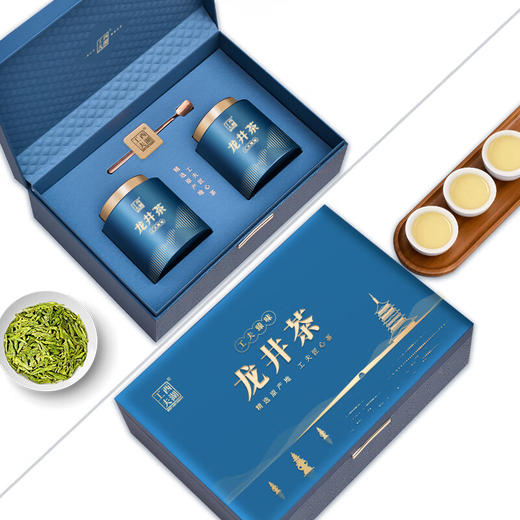【西湖工夫】 2026年老树茶明前特级龙井 工夫臻味礼盒250g 商品图2