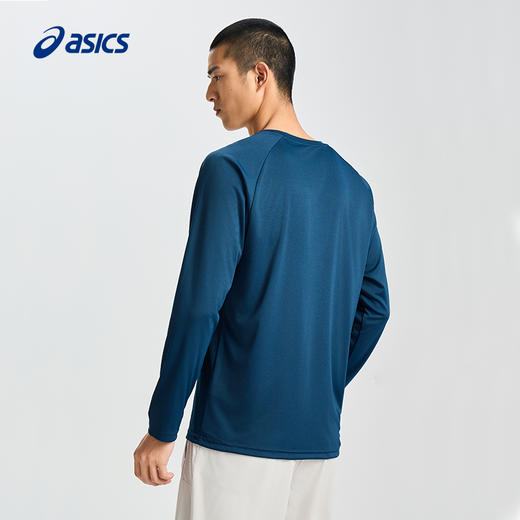 【退仓勿拍】ASICS亚瑟士男式舒适跑步长袖套头圆领时尚透气反光运动T恤2011D047 商品图2