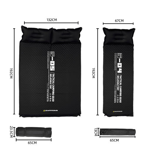 错山充气垫（单人）S-04 商品图3