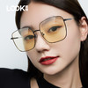 LOOK眼镜 防紫外线 防晒 墨镜 太阳眼镜 高级感时尚金属方框 男女通用 LSP22005 商品缩略图0