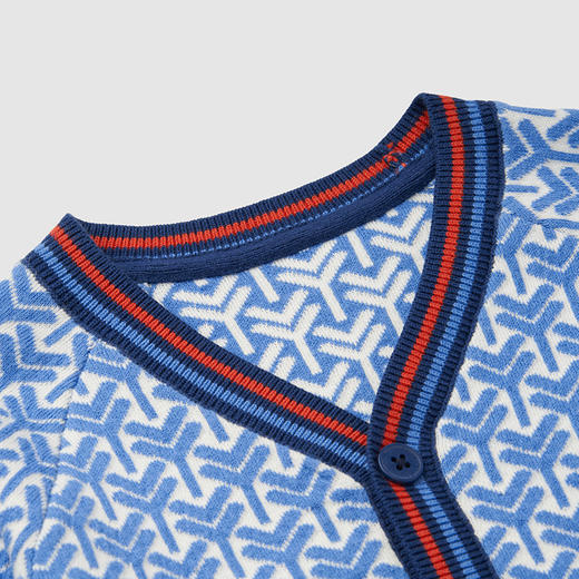 英氏-童衣类（春）H4英毛短外套 巴黎蓝 商品图2