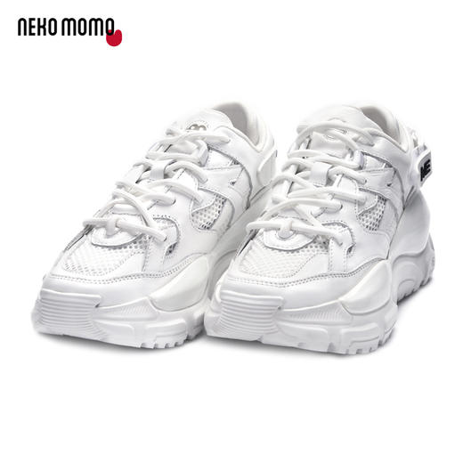 nekomomo2023年夏季新款商场同款牛皮网面超轻厚底运动鞋老爹鞋M21CM34661女 商品图2