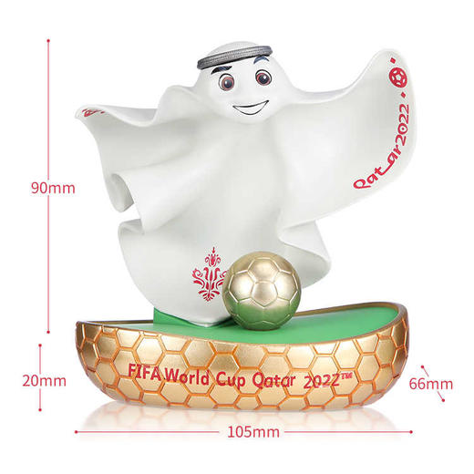2022卡塔尔世界杯3D吉祥物手办摆件 商品图3