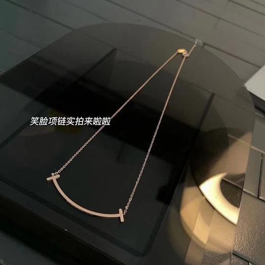 自戴笑脸项链 925银玫瑰包金 商品图5