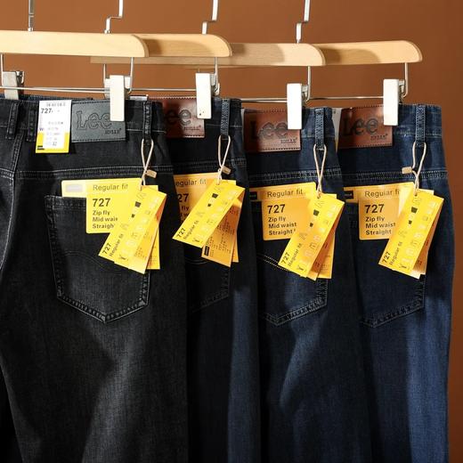 ODM公司货！弹力舒适 春夏季男士休闲通勤加厚直筒牛仔裤 商品图2