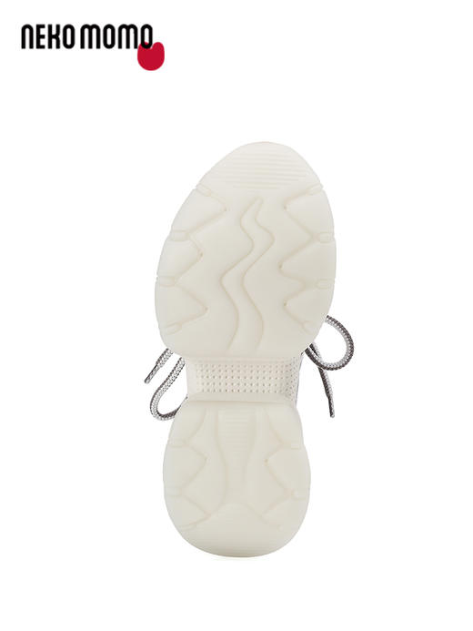 nekomomo2023年夏季新款商场同款牛皮网面超轻厚底增高老爹鞋女M22AM11381 商品图3