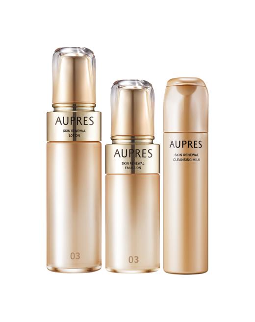 010101600000084	欧珀莱AUPRES	臻源凝时水乳洁面套装紧致滋养淡纹洗面 水170ml+乳130ml+洁面150ml 商品图0