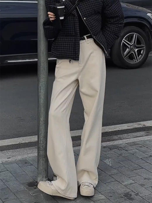 YKK米色牛仔裤 商品图6