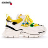 nekomomo2023年春季新款商场同款牛皮网面拼色运动休闲鞋老爹鞋M22AM19601女 商品缩略图1