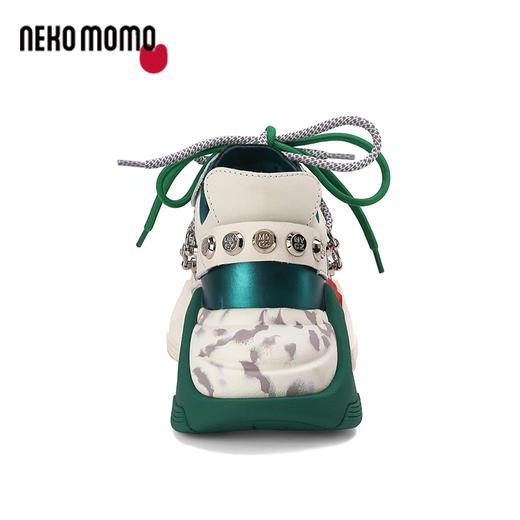 nekomomo2023年夏季新款商场同款牛皮网面厚底休闲运动鞋老爹鞋M22AM11421女 商品图4