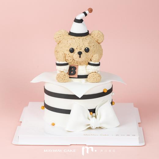 【提前一天预定】定制翻糖款|毛绒小熊蛋糕【D4746】 商品图1