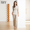 IWY/高级感缎面西装套装女七分袖职业装新中式提花西服正装CP1969 商品缩略图3