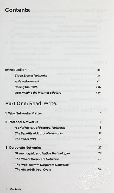 【中商原版】读写自己 构建互联网的下一个时代 Read Write Own 英文原版 Chris Dixon 网络 计算机 数据 信息 商品图4