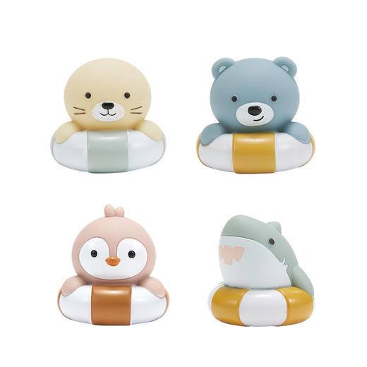 【神奇动物 遇水即亮】跨境感应发光动物 浮水灯光网捞鱼戏水玩具 儿童宝宝洗澡玩具漂浮 商品图11