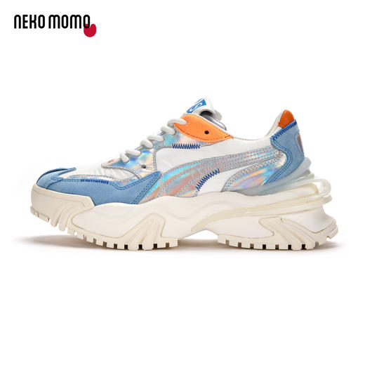 nekomomo2023年春季新款商场同款彩色牛皮厚底增高运动鞋老爹鞋M21AM12911女 商品图2
