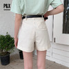 P&X设计师女装 女士宽松简约时尚百搭休闲短裤 824226668 白色 商品缩略图4