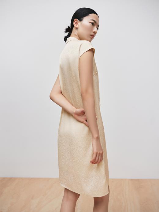 进口二醋酸混纺暗纹提花直身旗袍 FD5089244 商品图8