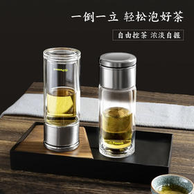 孔雀 茶水分离玻璃杯 PCB-B03（S）