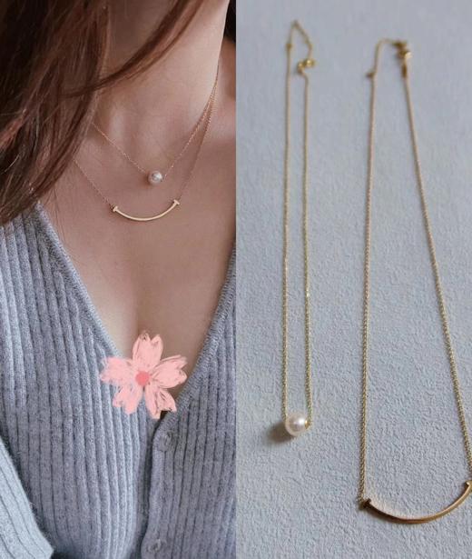 自戴笑脸项链 925银玫瑰包金 商品图10