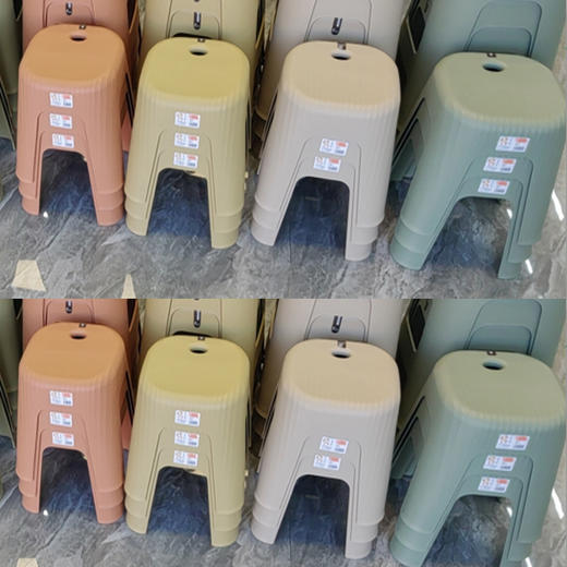 【13.9元/个】隆达粤北欧简约小号长方凳（1119554） 商品图0