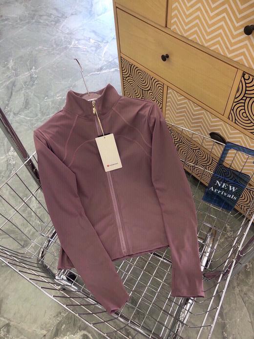 点此购买 lulu露露女士修身运动拉链外套上衣 LL283851 商品图12